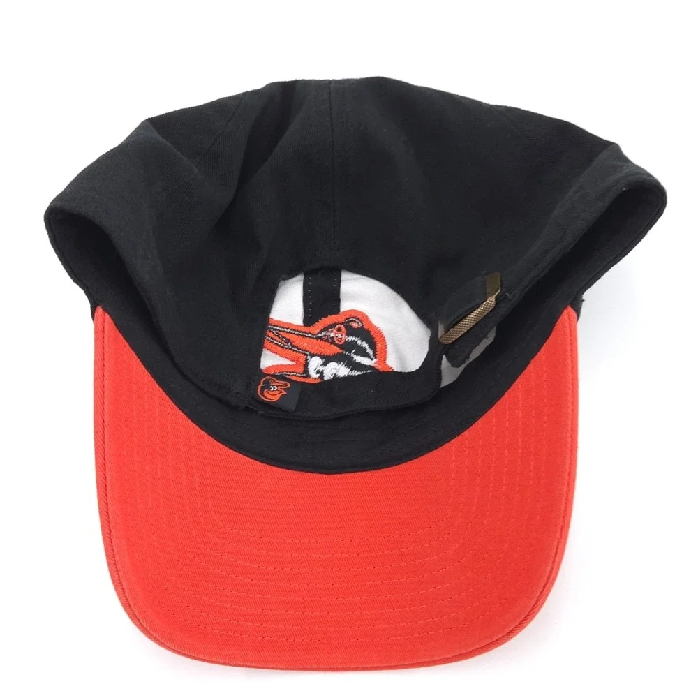 Baltimore Orioles 47 Brand Clean Up Adjustable Hat Black Orange OSFA MLB NWOT